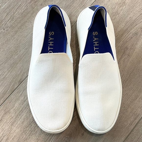 ROTHY’S The Original Slip On Sneaker White Size 7 - Picture 1 of 6
